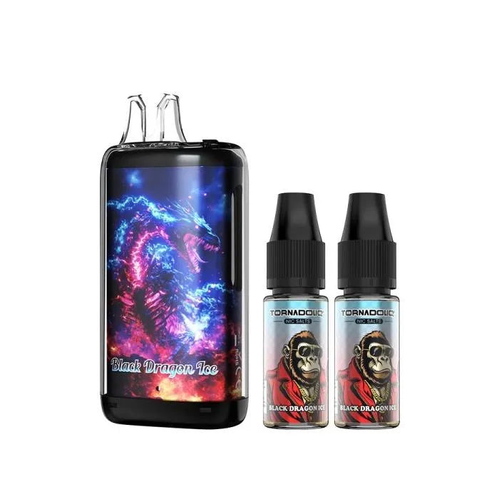 Puff Kong Max 30K Black Dragon Ice 1100Mah 20ML / 2% - Gobar