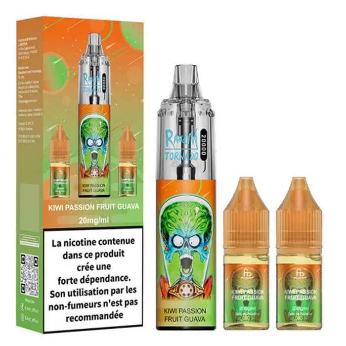 Puff Randm Tornado 20K Kiwi Passion Fruit Guava 20mg – FUMOT -